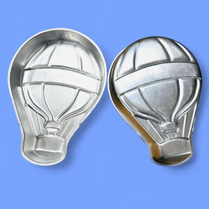 Vintage Wilton Cake Pan Hot Air Balloon 502-3169 Aluminum 1982 14.5"